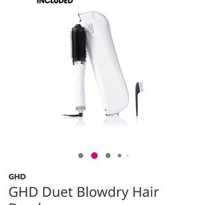 GHD White Duet Blowdry Set